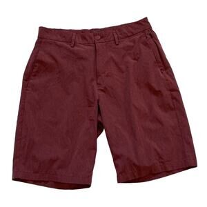 Old Navy Active Shorts Men's, Stretch Tech, Comfort, Maroon/Red, 30